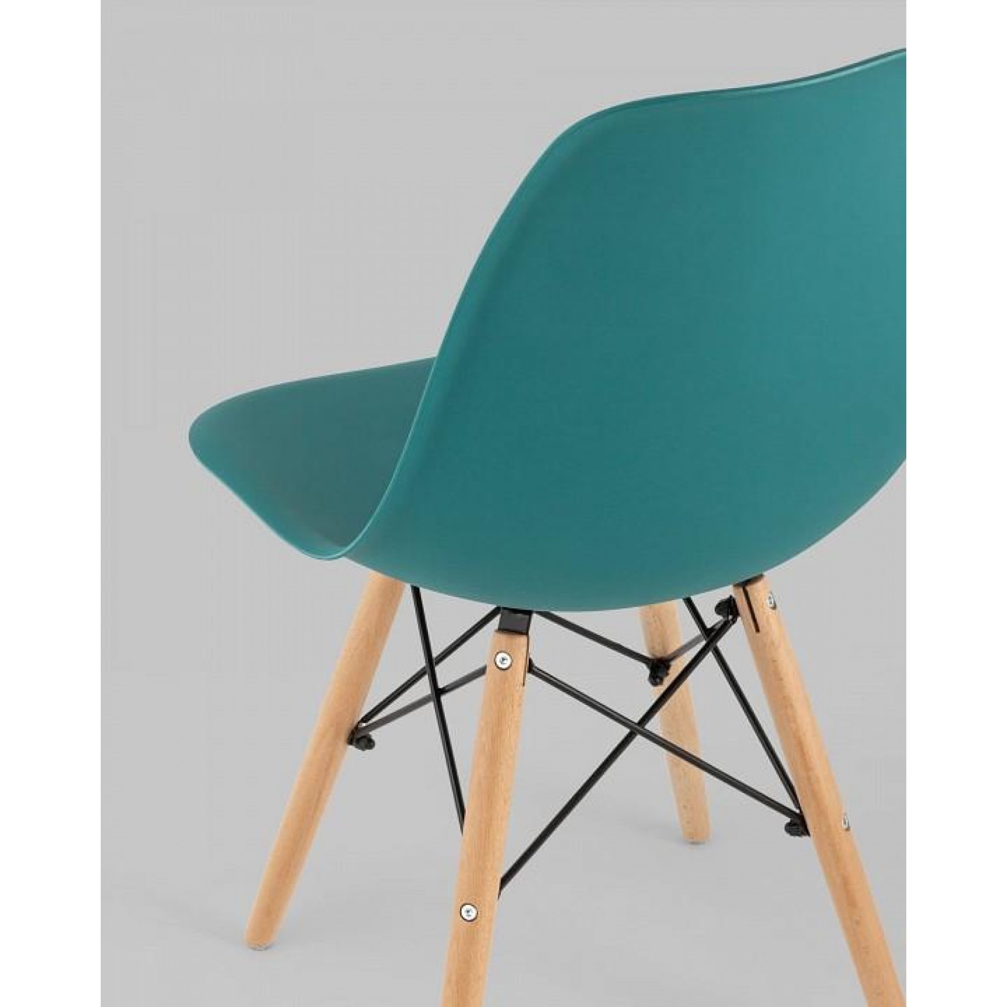 Набор из 4 стульев Eames    SGR_Y801-dark-green-X4