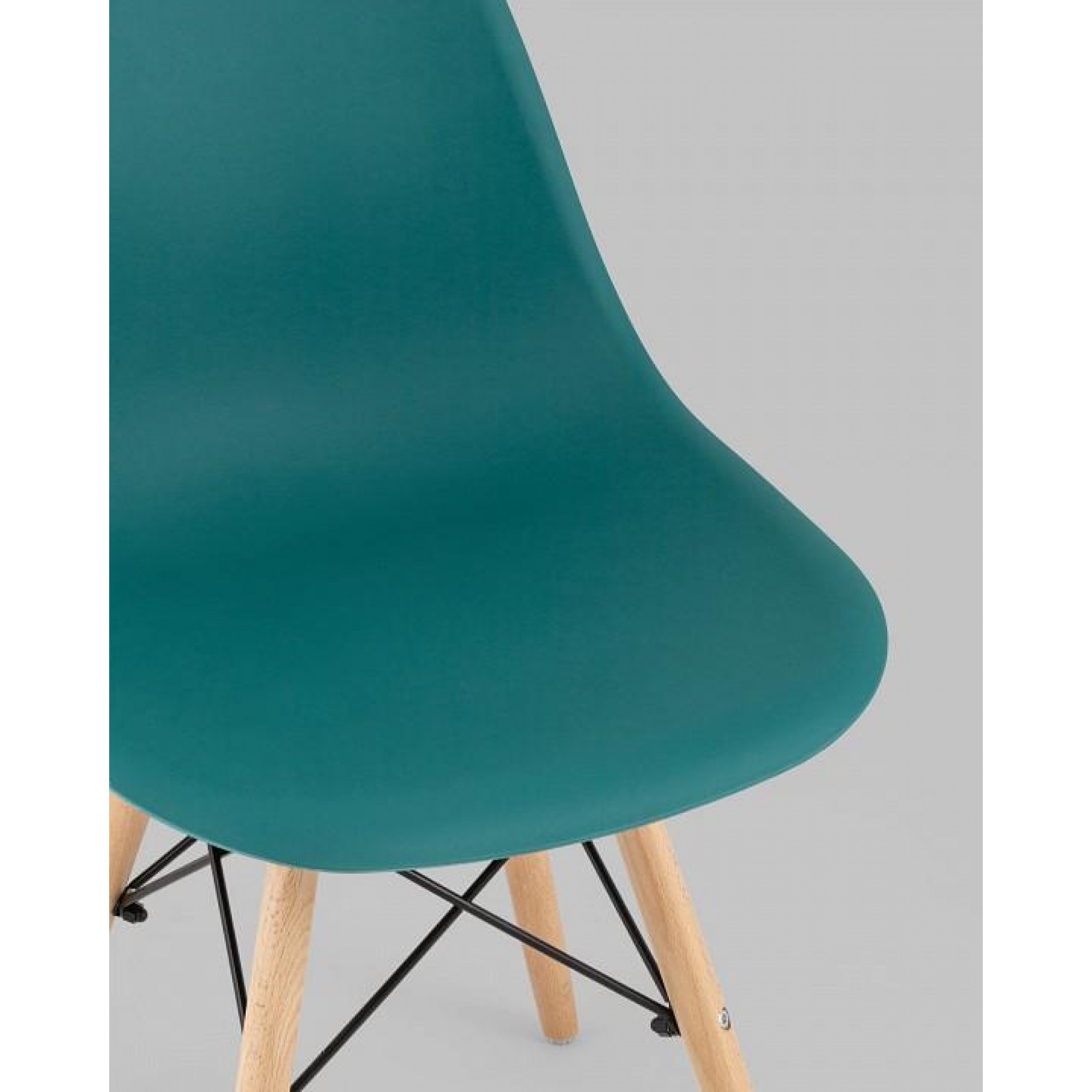 Набор из 4 стульев Eames    SGR_Y801-dark-green-X4