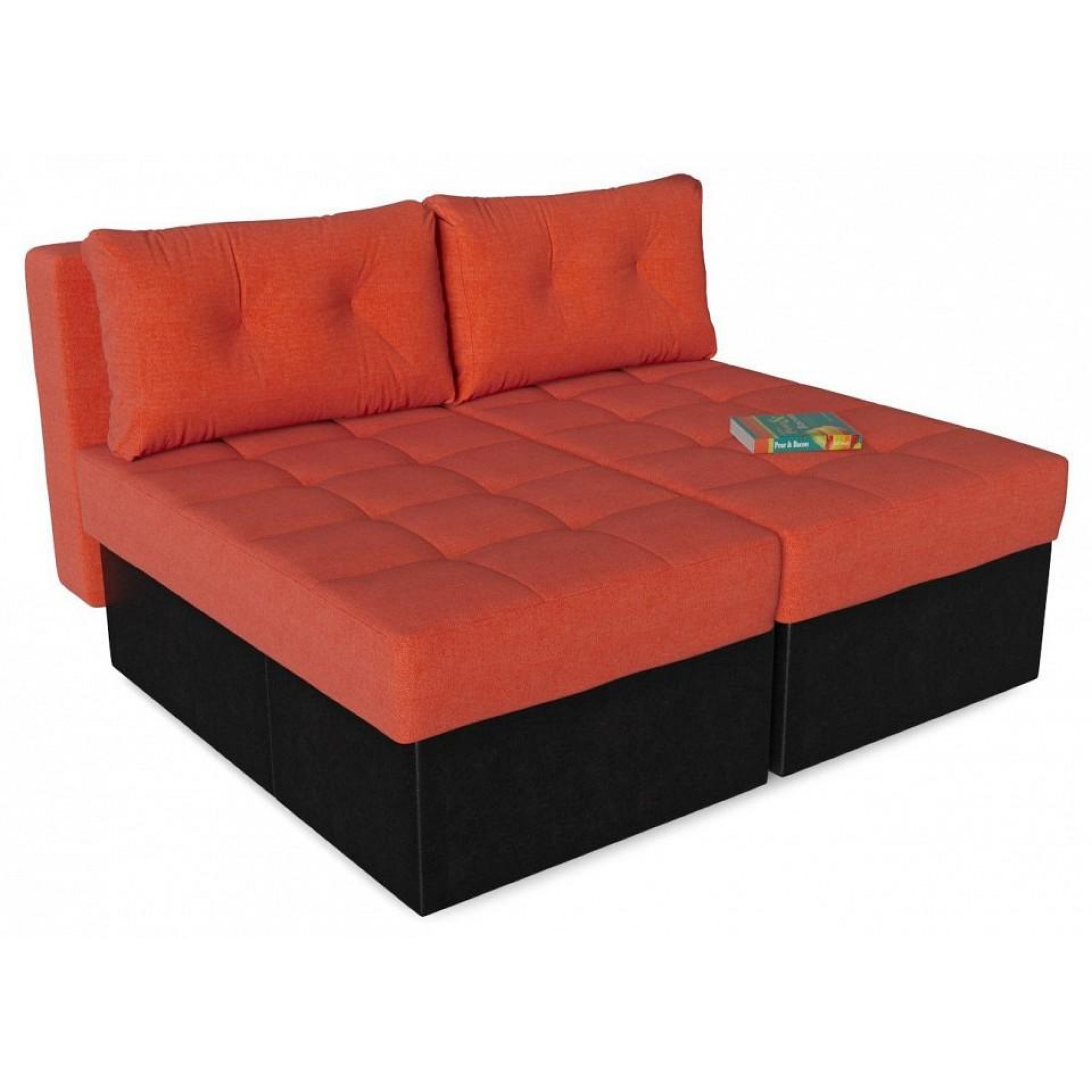 Диван-кровать Оливер Люкс (Лира) оранжевый SMR_A2491524672