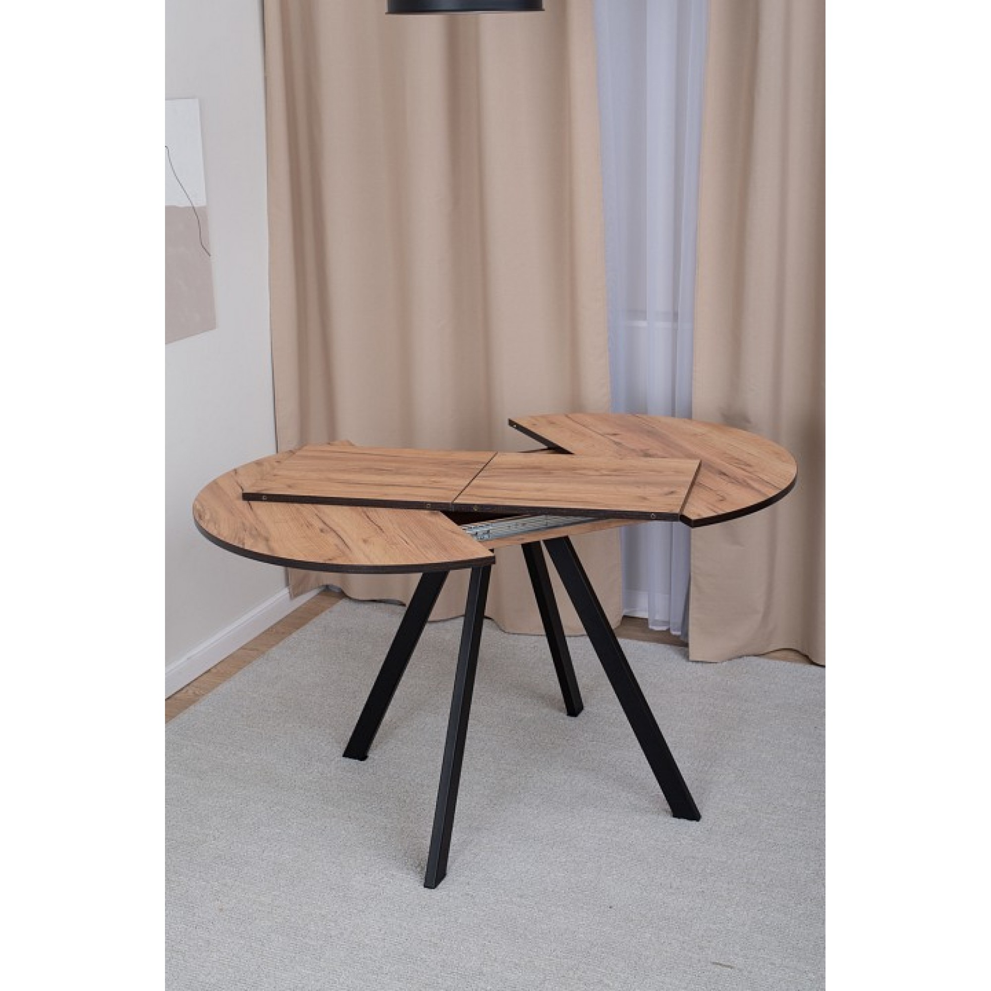 Стол обеденный Вита К древесина коричневая светлая дуб DOM_Vita_K_DK_95_CHR