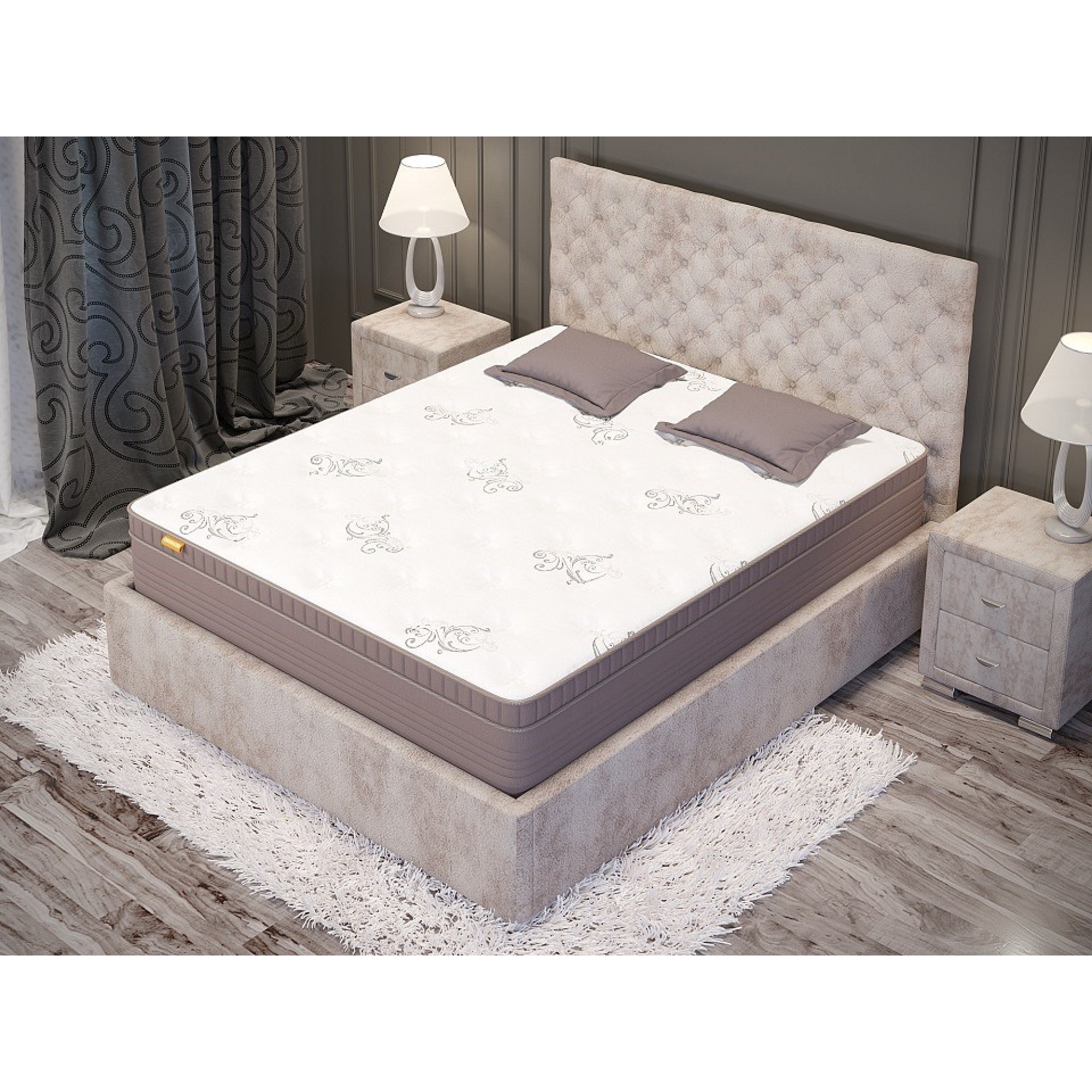 Матрас полутораспальный Orto Premium Soft 2100x1200    ORM_120-210_Orto-Premium-Soft-Brown-Lux