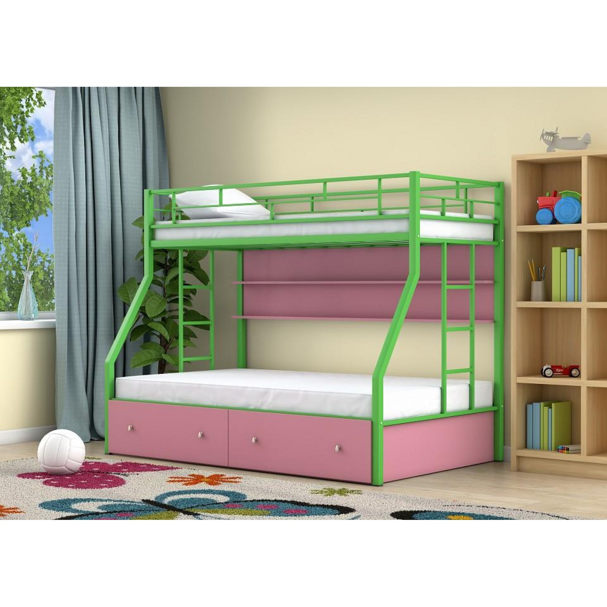 Кровать двухъярусная Милан    FSN_4s-mi_yproz-6018