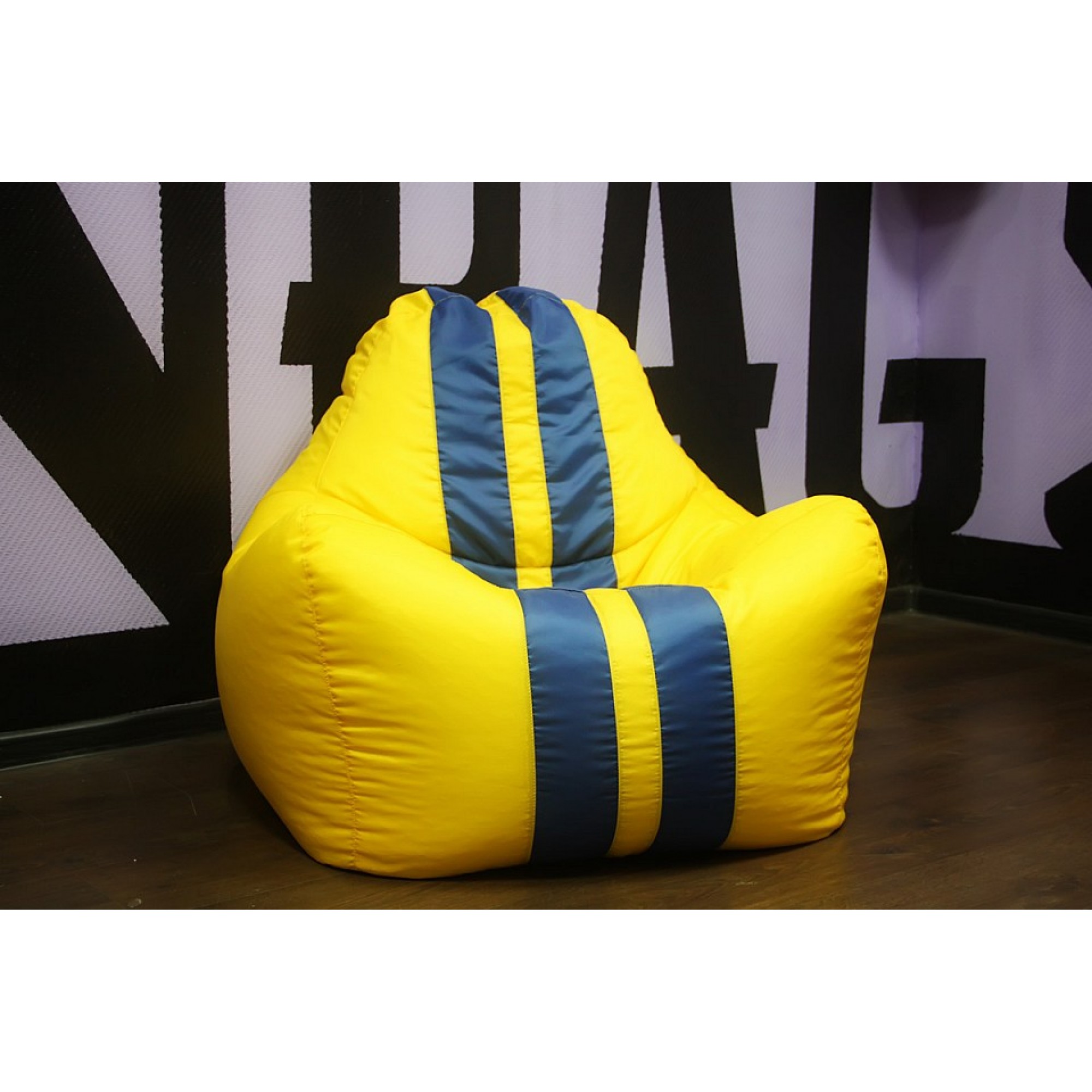 Кресло-мешок Спорт желтое    DRB_18045