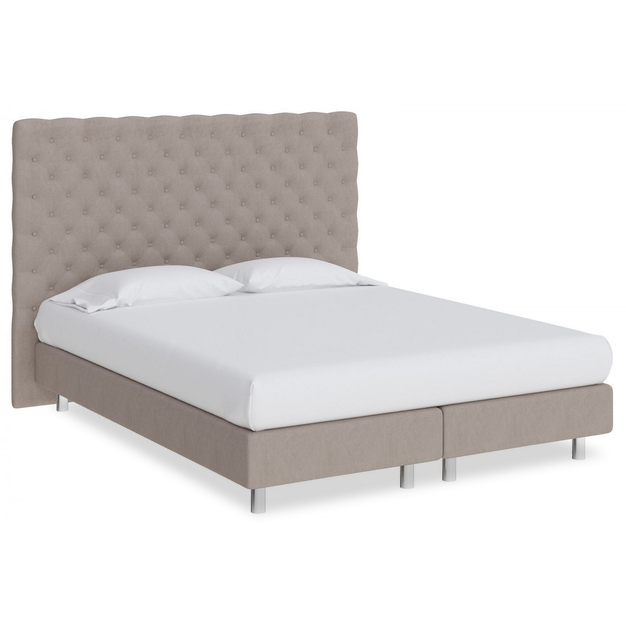 Кровать односпальная Paris Boxspring Lift  ORM_90-200-ParisBoxspringLift-TetraBeige