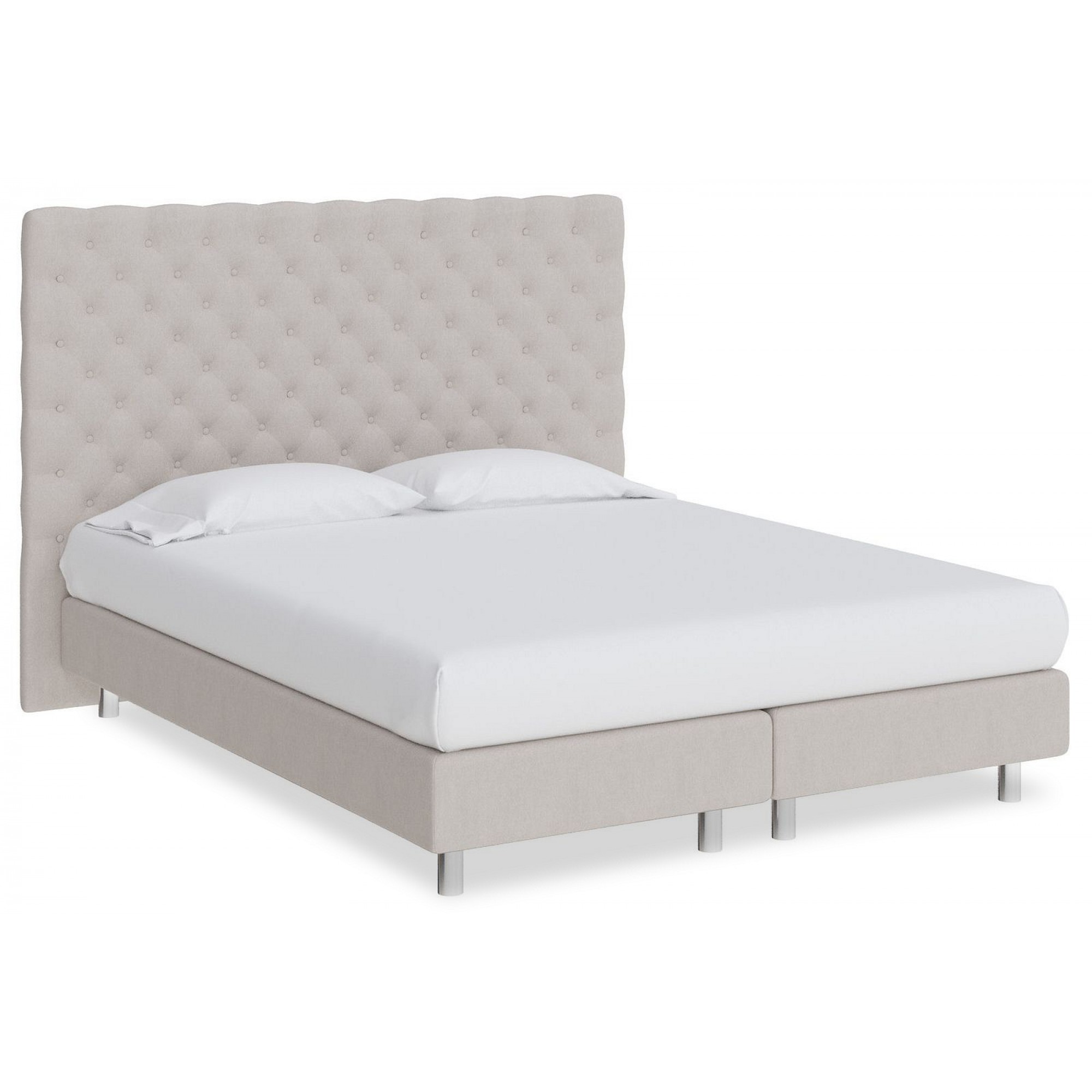 Кровать двуспальная Paris Boxspring Elite  ORM_160-200-ParisBoxspringElite-TetraMilk