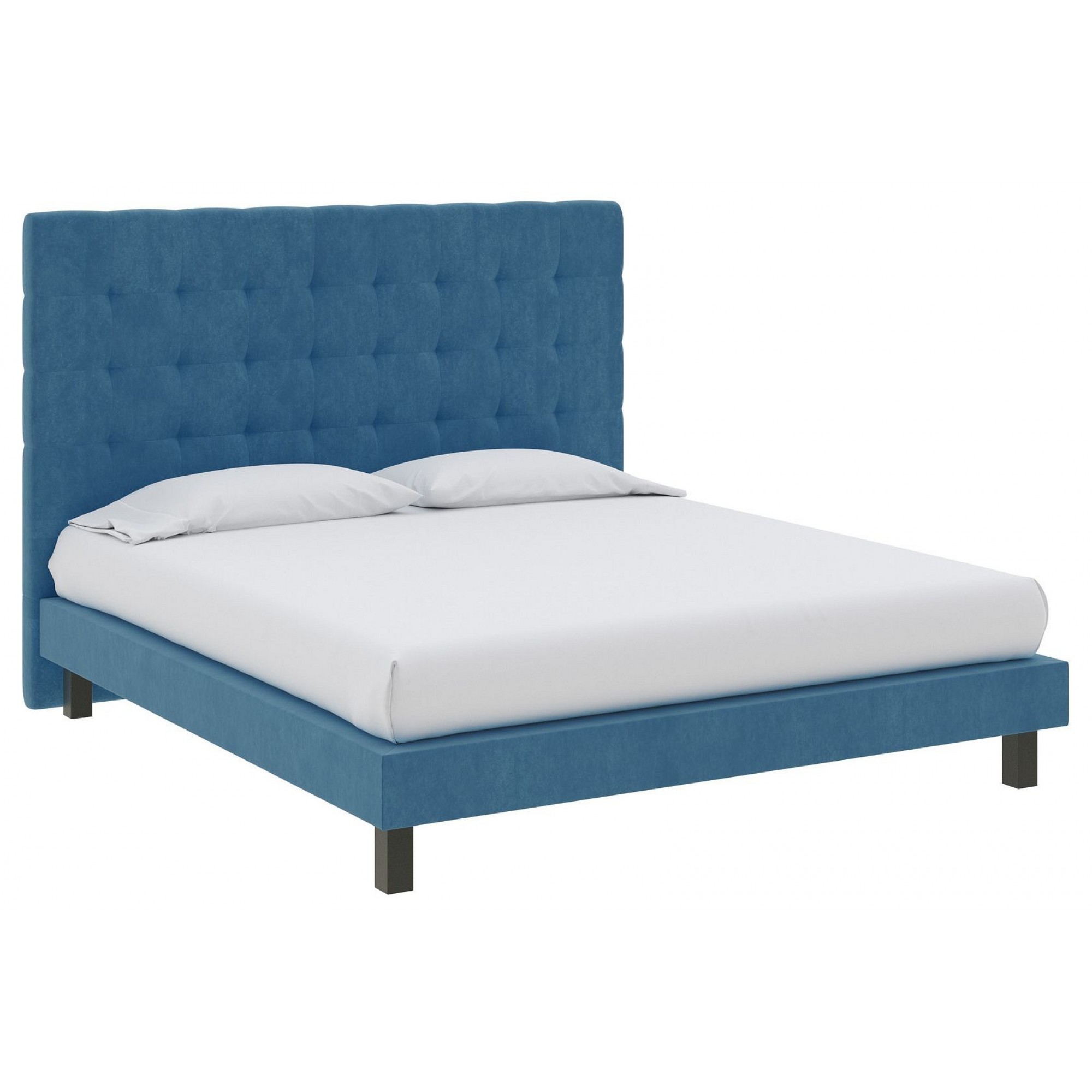 Кровать полутораспальная Madrid Boxspring Standart  ORM_140-200-MadridBoxspringStandart-LoftyAzure