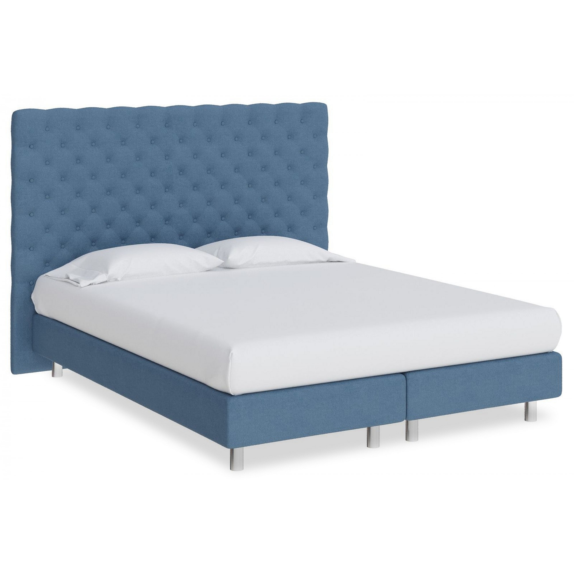 Кровать полутораспальная Paris Boxspring Elite  ORM_140-200-ParisBoxspringElite-TetraBlue