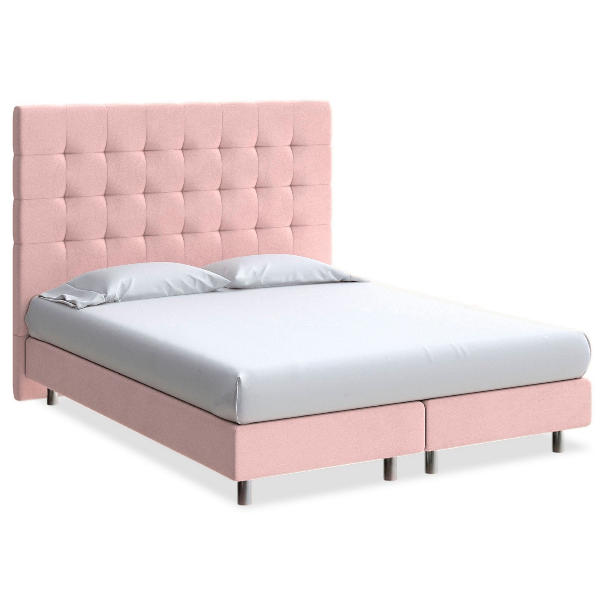 Кровать односпальная Madrid Boxspring Lift  ORM_90-200-MadridBoxspringLift-UltraPinkMousse