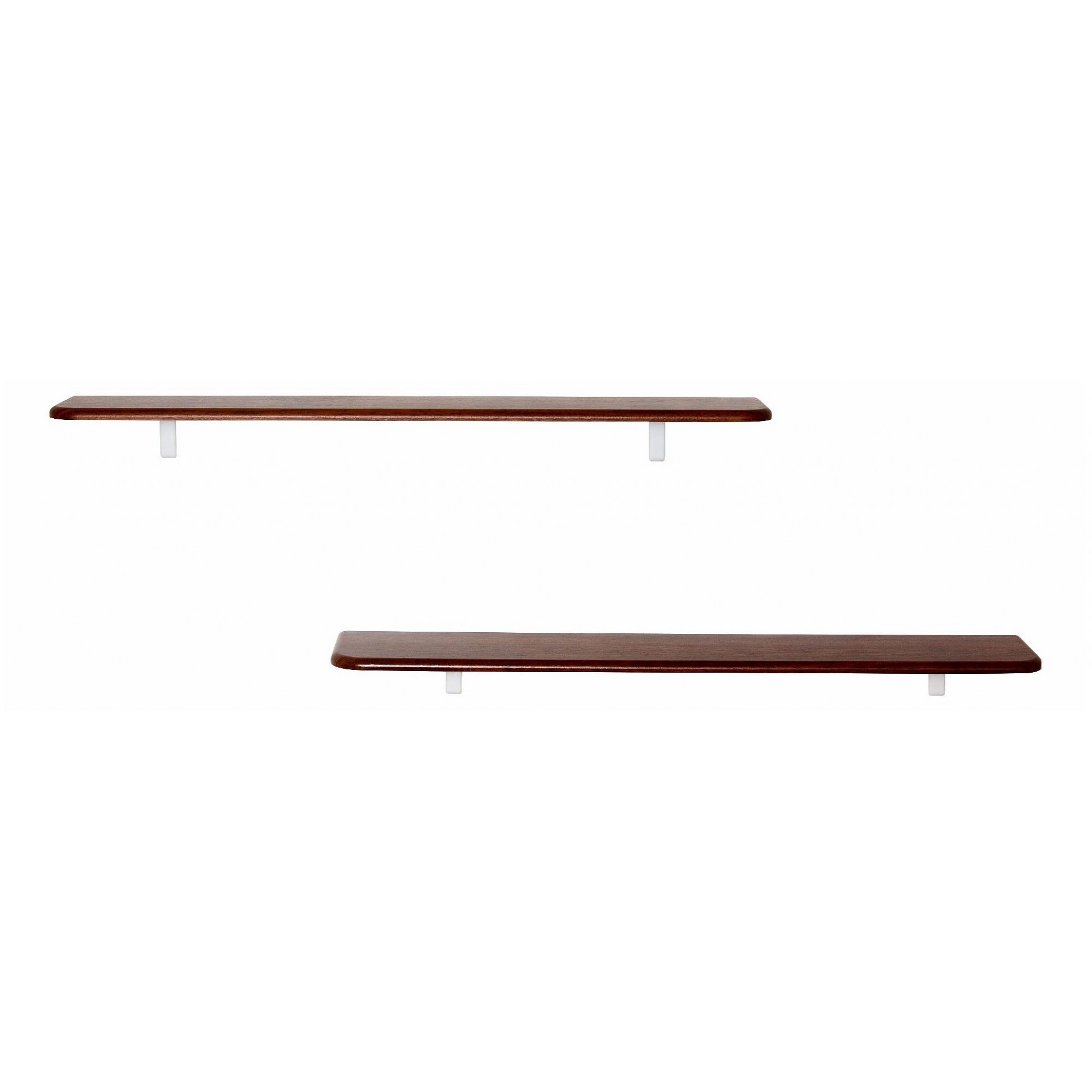 Набор из 2 полок навесных Сочи 1020 древесина коричневая нейтральная орех 1020x185x16(KLF_8664029803)