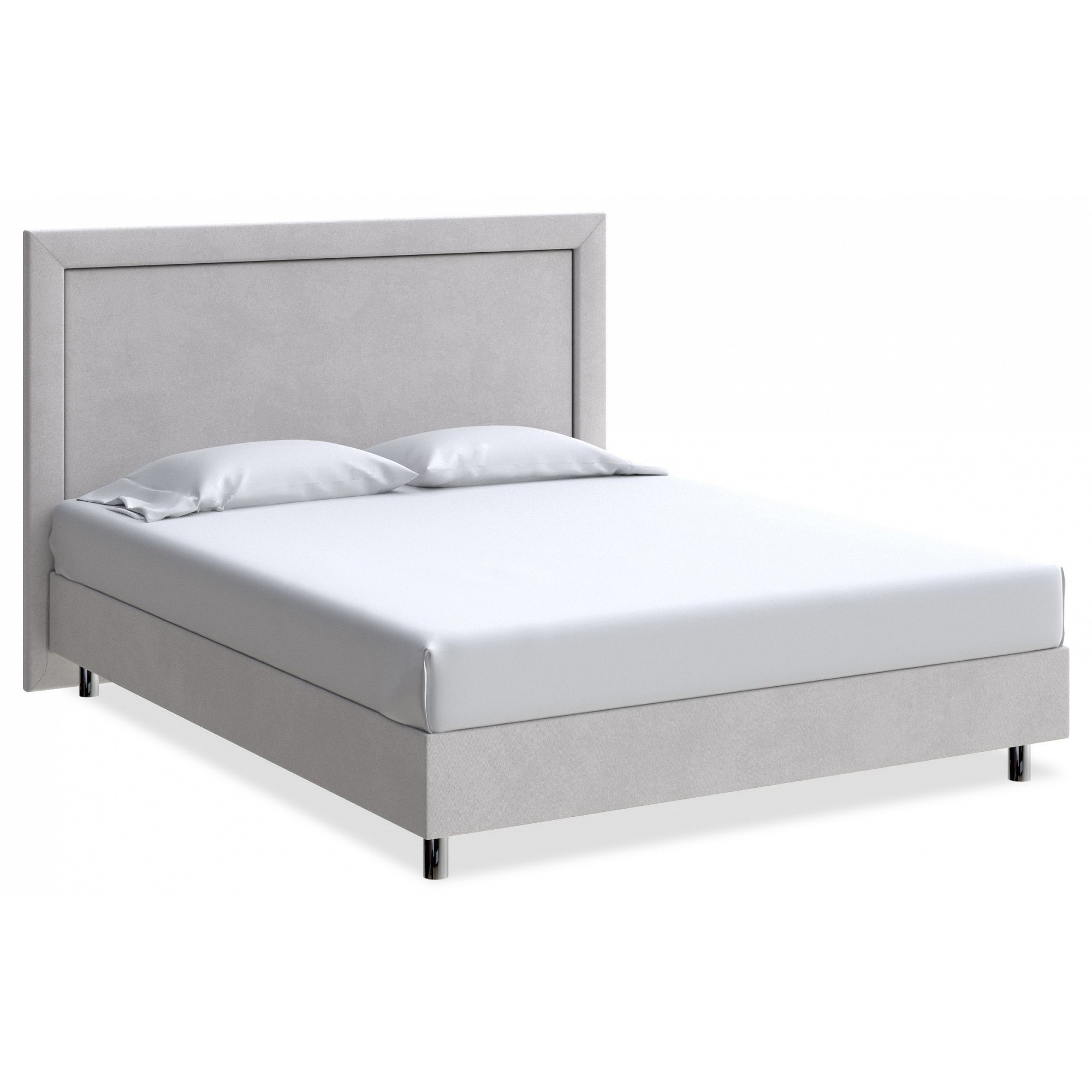 Кровать полутораспальная London Boxspring Standart  ORM_140-200-LondonBoxspringStandart-UltraGreyStone